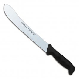 Nóż masarski Polkars nr 43, dł. 26 cm wygięty czarny